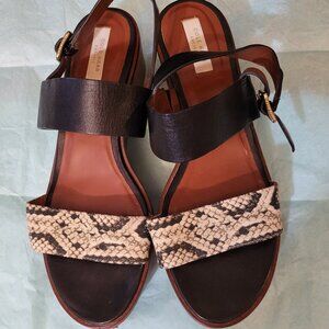 Cole Haan Leather Platform Sandals